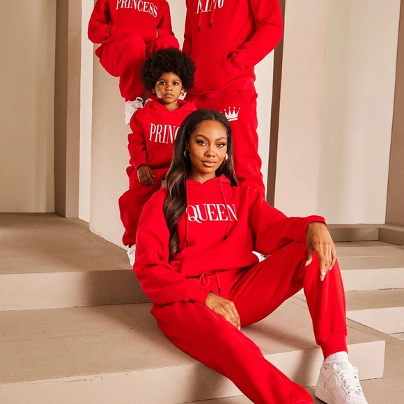 A Red Queen Oversized Sweatpants Jogger Custom Made by Passion of Essence - Picture 3 of 3